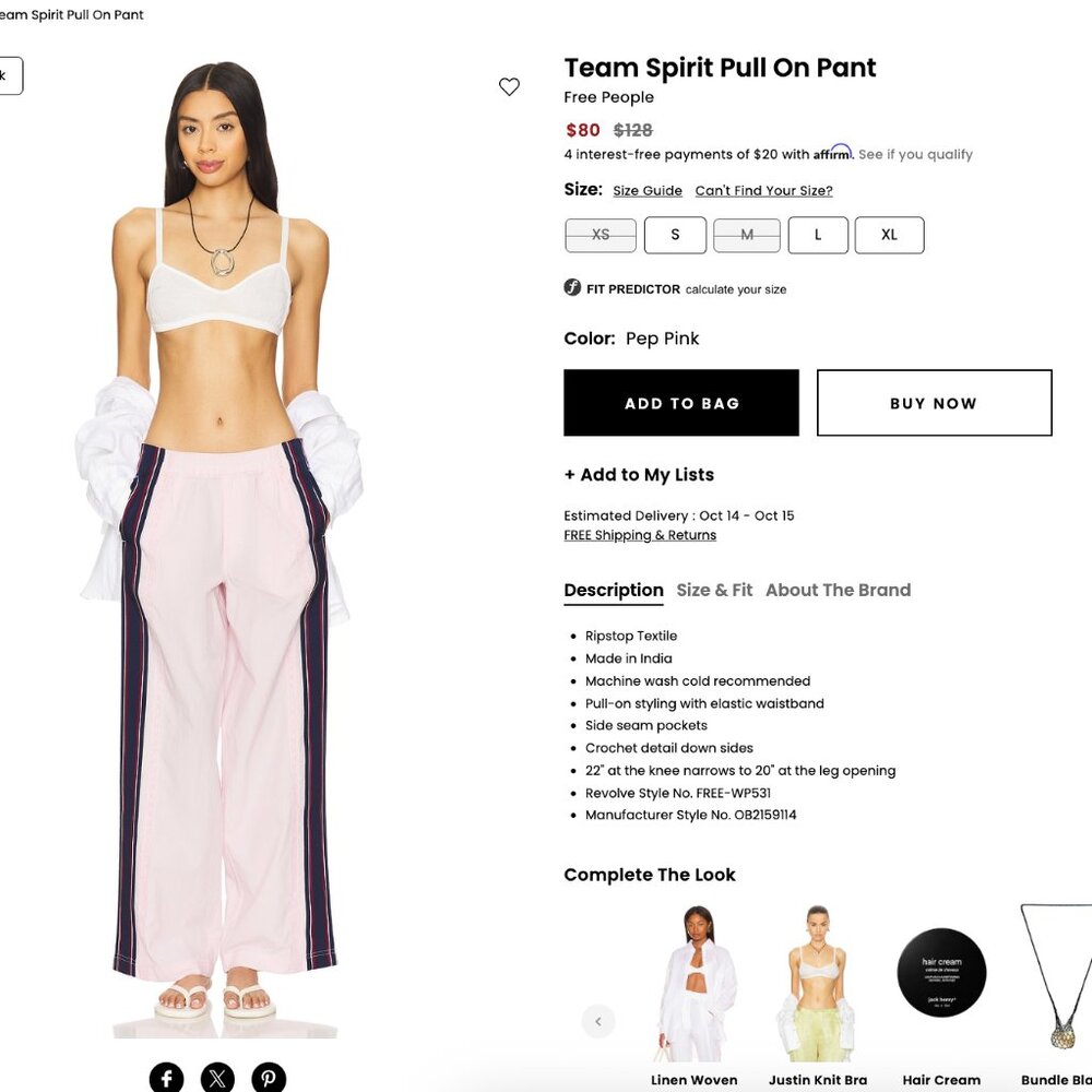 Team Spirit Pull On Pant